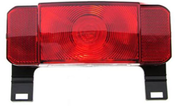 Light - Tail - Black Base - w/License Bracket - LED - RVSTLB0061