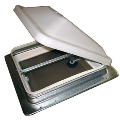 Vent - Roof - Non Powered - Radius - Hi Profile - Mill Finish - White