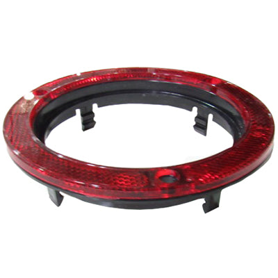 Light - Flange - Taillight - 4" - Round - Universal - w/Reflex Ring