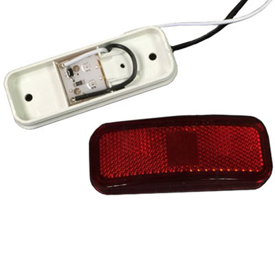 Light - Clearance - LED - Rect. - Red Lens