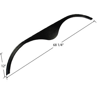 Fender - Skirt - Tandem - Teardrop - Black - SET OF 2
