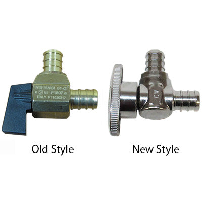 Valve - Chrome - 1/4" x 1/2"b x 1/2"b - Low Point Drain - SPP44A-G