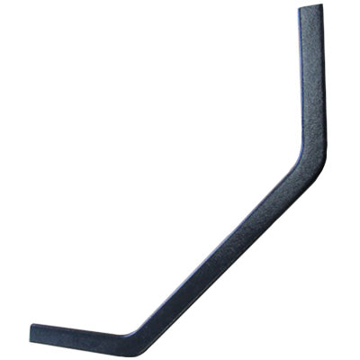 Trim - Lower Bulkhead - Drop Frame - .080 ABS - Black - Dbl Angle