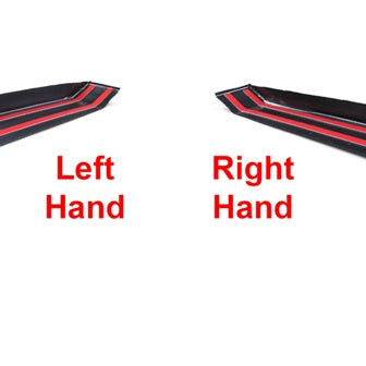 Trim - Slide Floor - 2 1/2" x 46" - RH - Angle - Black