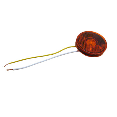 Light - Marker - Round - 2 1/2" - LED - Low Profile - Amber