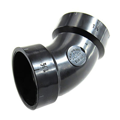 Fitting - ABS - Elbow - 1 1/2" - 45 Degree