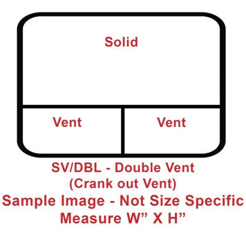 Window - 72" x 40" - SVDBL - Grey 20 - Temp - Black Frame