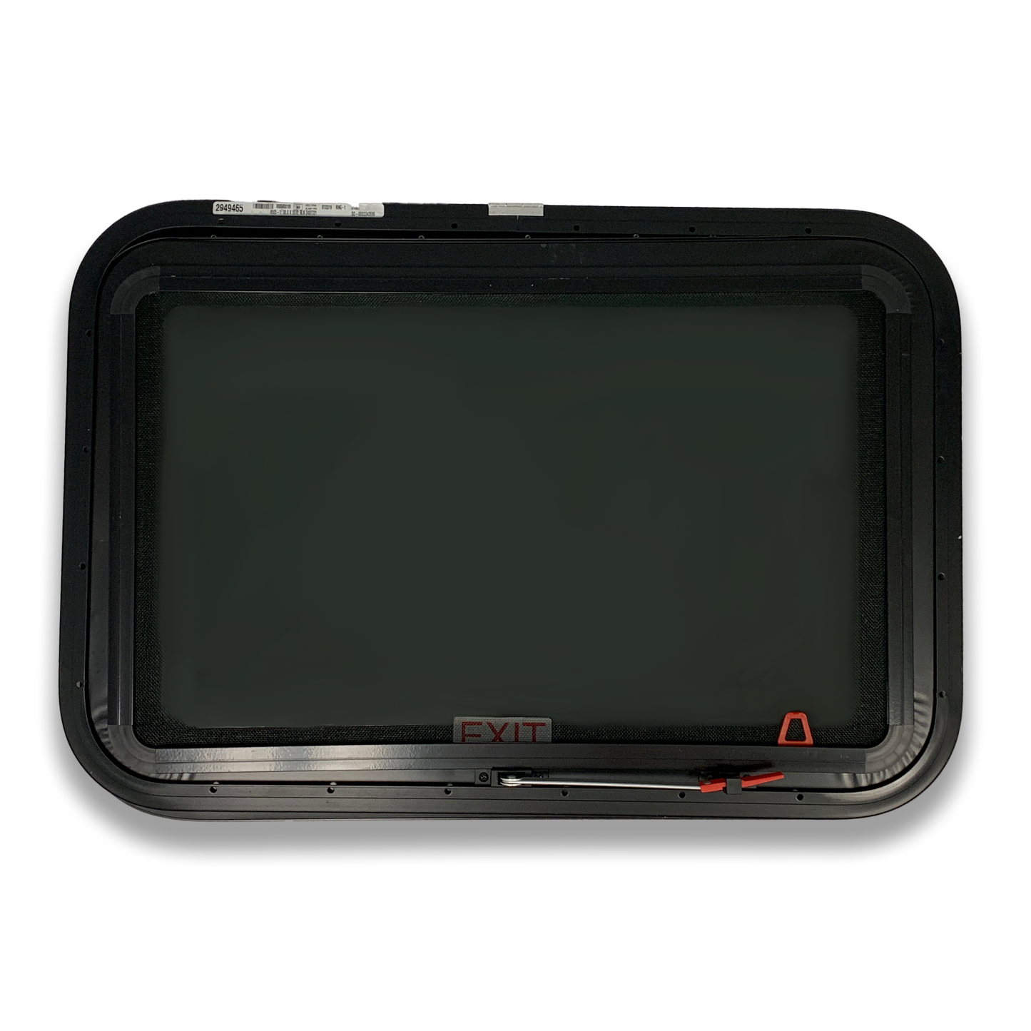 Window - 30" x 20" - VEPW - Grey 20 - Temp - Black Frame #2000