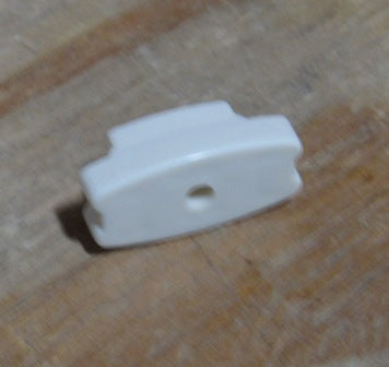 Blind -1" - End Cap - Bottom Rail - Alabaster - Dave Carter