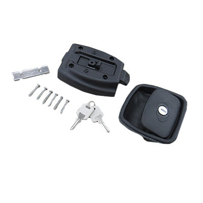 Baggage - Door - Slam Latch Only - Complete - Nova XL - For 600/725 Series - (w/Striker 623012,(4) Screws 8 x 1 #6 pan Phillips, Hilo 302 Stainless 590315)