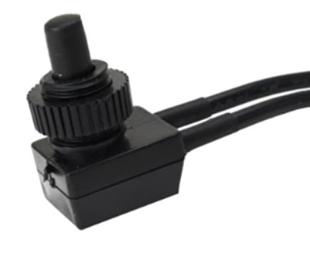 Vent - Switch - 12V - Black - Push button - Roof