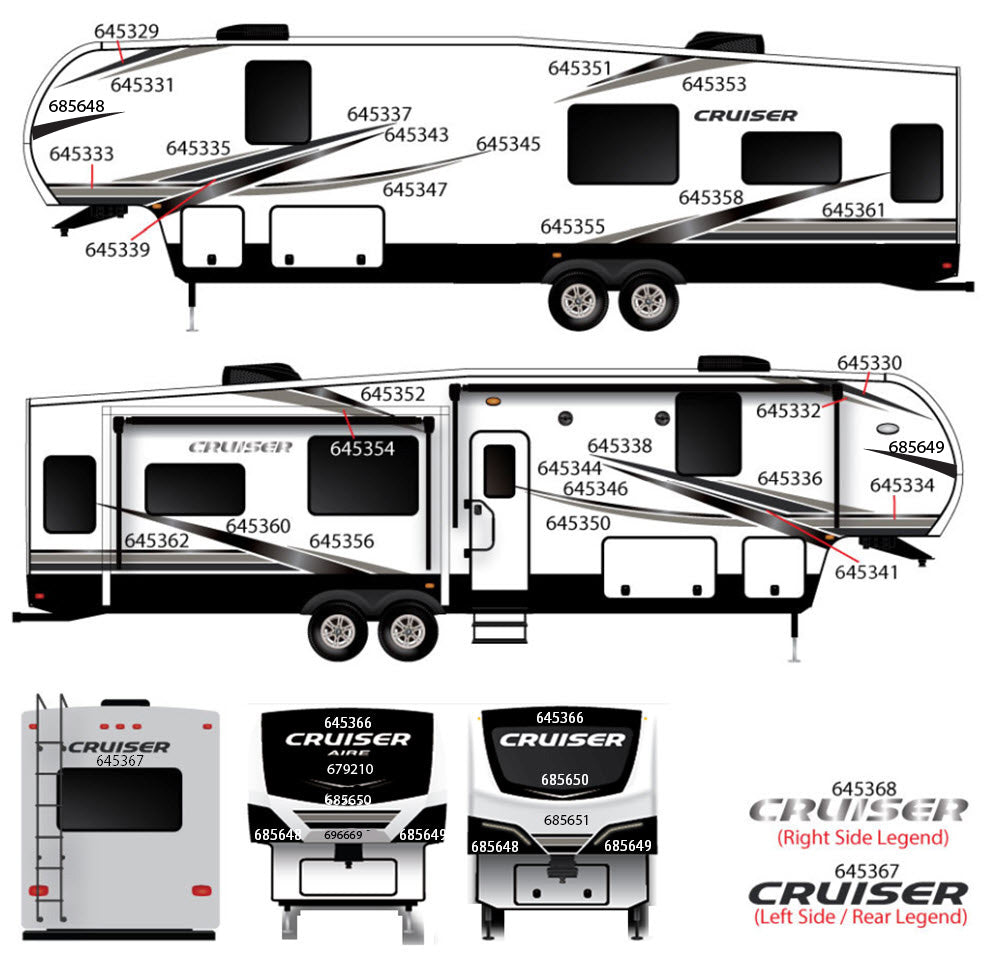 2023 CROSSROADS CRUISER GRAPHICS SET