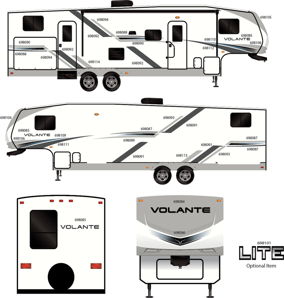 2023 CROSSROADS VOLANTE FW GRAPHICS SET