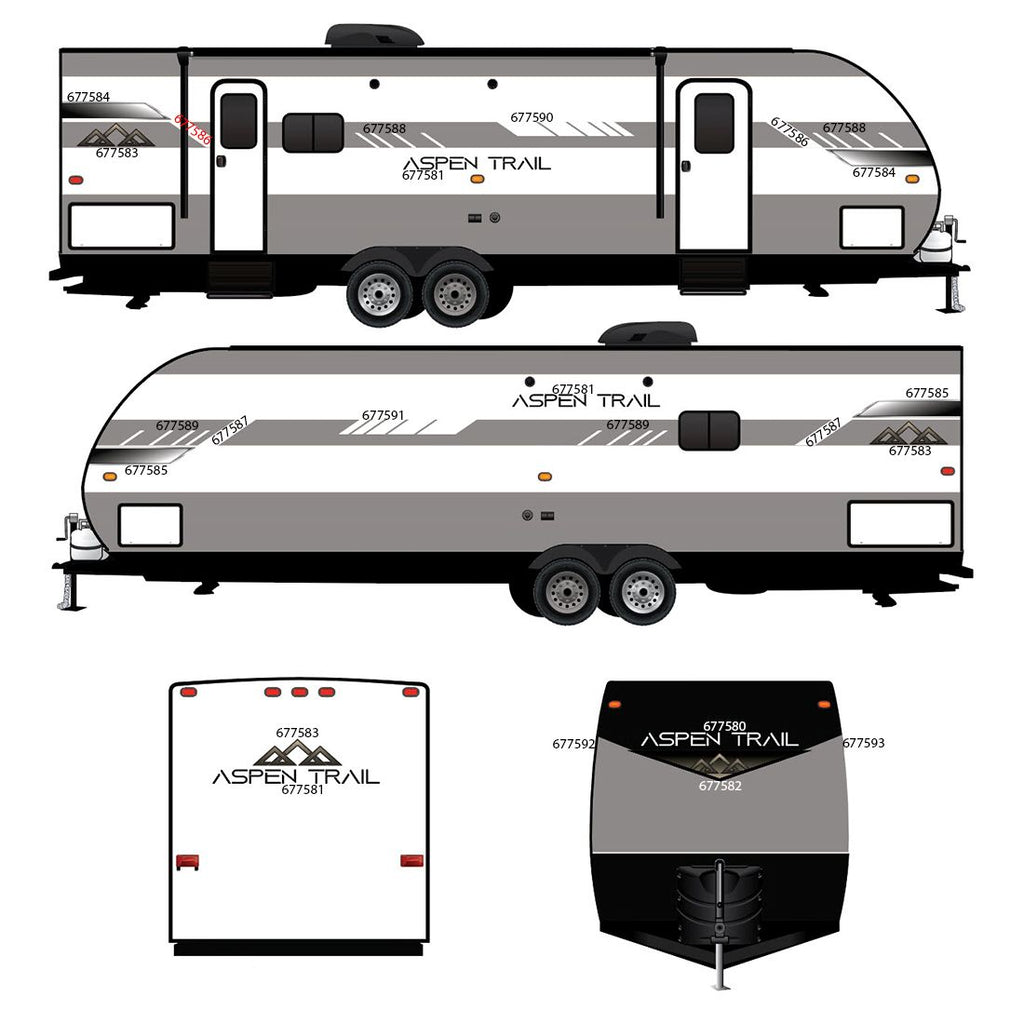 2024 DUTCHMEN ASPEN TRAIL GRAPHICS SET Elk Mountain