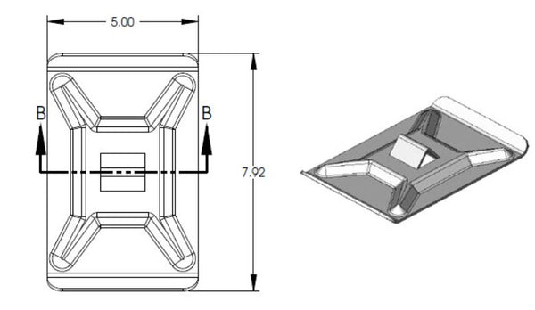 Jack - Foot Pad Only - Rectangle