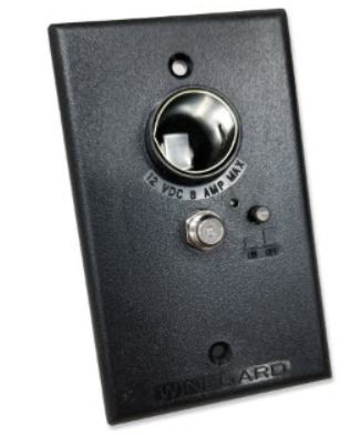 Antenna - Switch - On-Off - Power Suppy - 12V Recept - Black