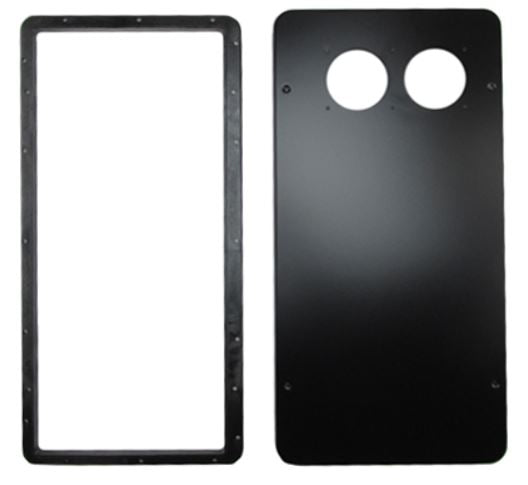 Furnace - Door - Exterior  SF Models - Black - Single