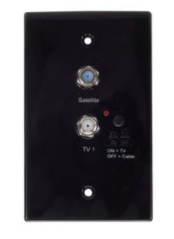 Antenna - Wall Plate Only - For RVTV-B - Black