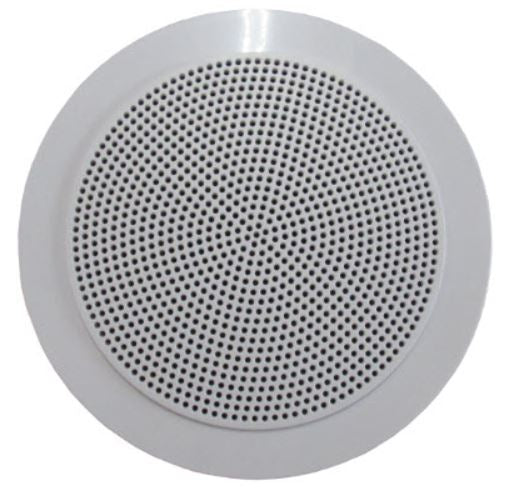 Radio - Speaker - 5 1/4" - 10W - Dual Cone  - ABS Plastic Grill - White