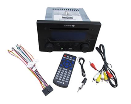 Radio - Stereo Receiver - Drive DVD1000 - AM/FM/CD/DVD/BT - DVD3000