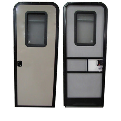 Entrance - Door - 30" x 78 1/2" - RH - FBK - CHMPAU - TTBKG - NOB - L - NT - WUSTDBKOB - BKSCD - BLKKP - CMHG - INSPL - NT - Replaces Krv 491347