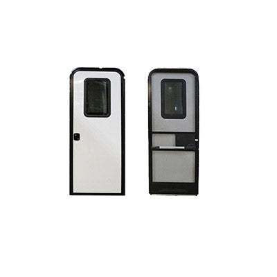 Entrance - Door - RH - 30" x 78" - 8030R - FB - FGWHFOG - BCMH - ISPL - BKG - NOB - SHPBBT20 - BSCD - BKP - NT - BLKSLD