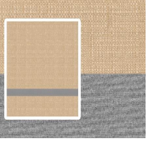Grey Stripe printed fitted sheet