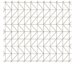 Imports Geo Taupe Shower Curtain