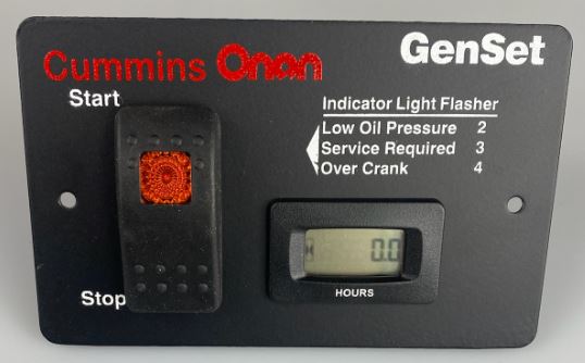 Switch - Remote Start - w/Analog Hour Meter