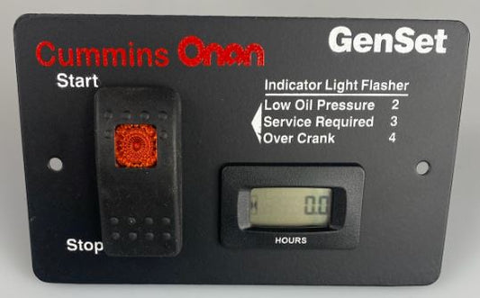 Switch - Remote Start - w/Analog Hour Meter