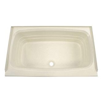 Tub - Full - 24" x 38" - Center Drain - Parchment