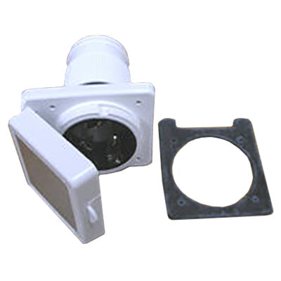 Recept - 125/250V - 50A - Inlet - Marinco - White