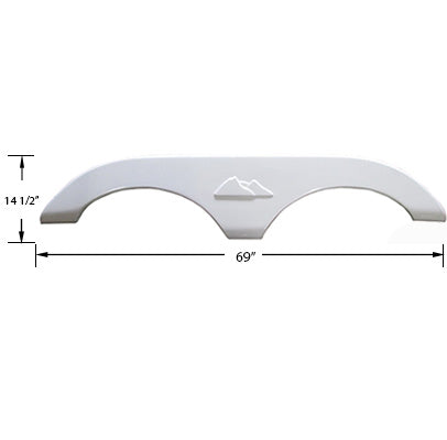 Fender - Skirt - Old Style - Montana/Cougar - White