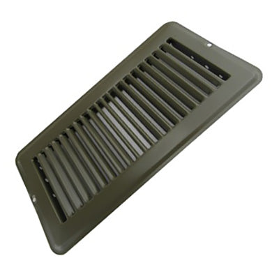 Grill - Floor Register - 4" x 10" - Brown