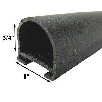 Seal - Co-Extruded - Bulb Seal - Slide On - TPE - Black