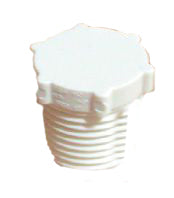 Fitting - Plug - 1/2" MPT - Plastic