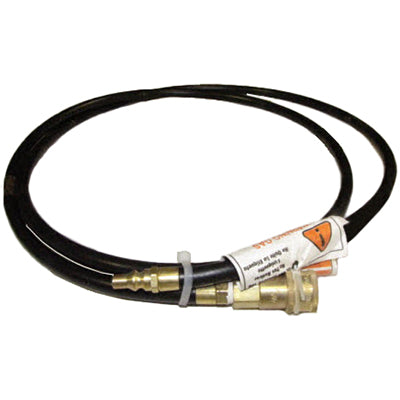 Hose - LP - 1/4" Gas Hose - 96" Long - 1/4" Mpt x QD X QDC