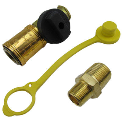 Fitting - LP - Quick Disconnect Coupler - 3/8" - w/Fitting & Plug