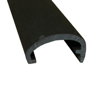 Trim - Vinyl - Screwless - Black - w/Offset Leg