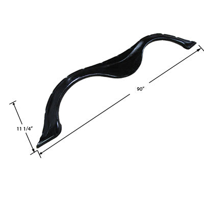 Fender - Skirt - Tandem - .100 Gauge - Black - BL