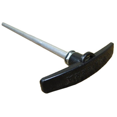 Valve - Term - Extension Rod - 6" - w/Black Handle Installed