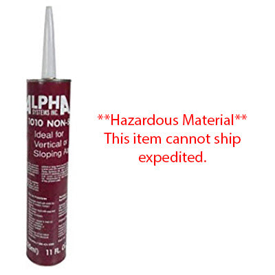 Sealant - Lap Caulk - 1010 White - Non-Sag - Tube - Alpha
