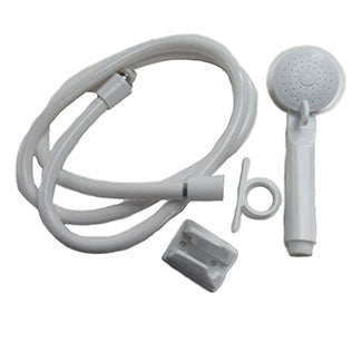 Shower - Head & Hose Kit - 60" - w/Shut Off - White