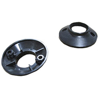 Fitting - Flange - Plastic - Black - 100/Bx