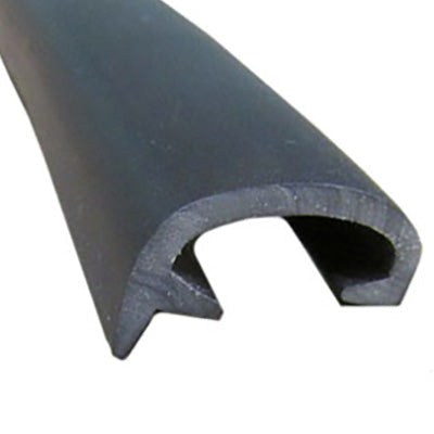 Trim - Screw Cover - Snap On - w/Offset Leg - Black