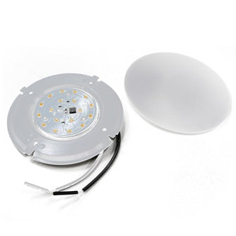 Light - LED - 4" Puck - 18-Chip - Surface Mount - 12V - Round - White Lens