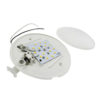 Light - 12V - 4.5" - Surface Mount - Radiance - w/Switch - White - w/Plastic Lens - Screw Mount