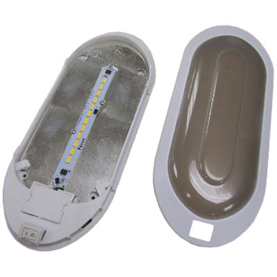 Light - Large Oval - LED - w/Frosted Lens - On/Off Switch - DDS01-008