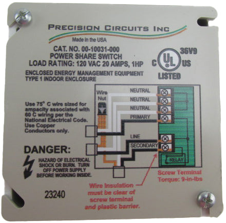 Switch - Power Share - For 3rd A/C