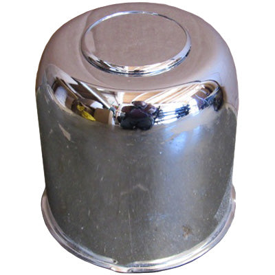 Tire - Center Cap - 4.25" - Chrome - w/Chrome Plug